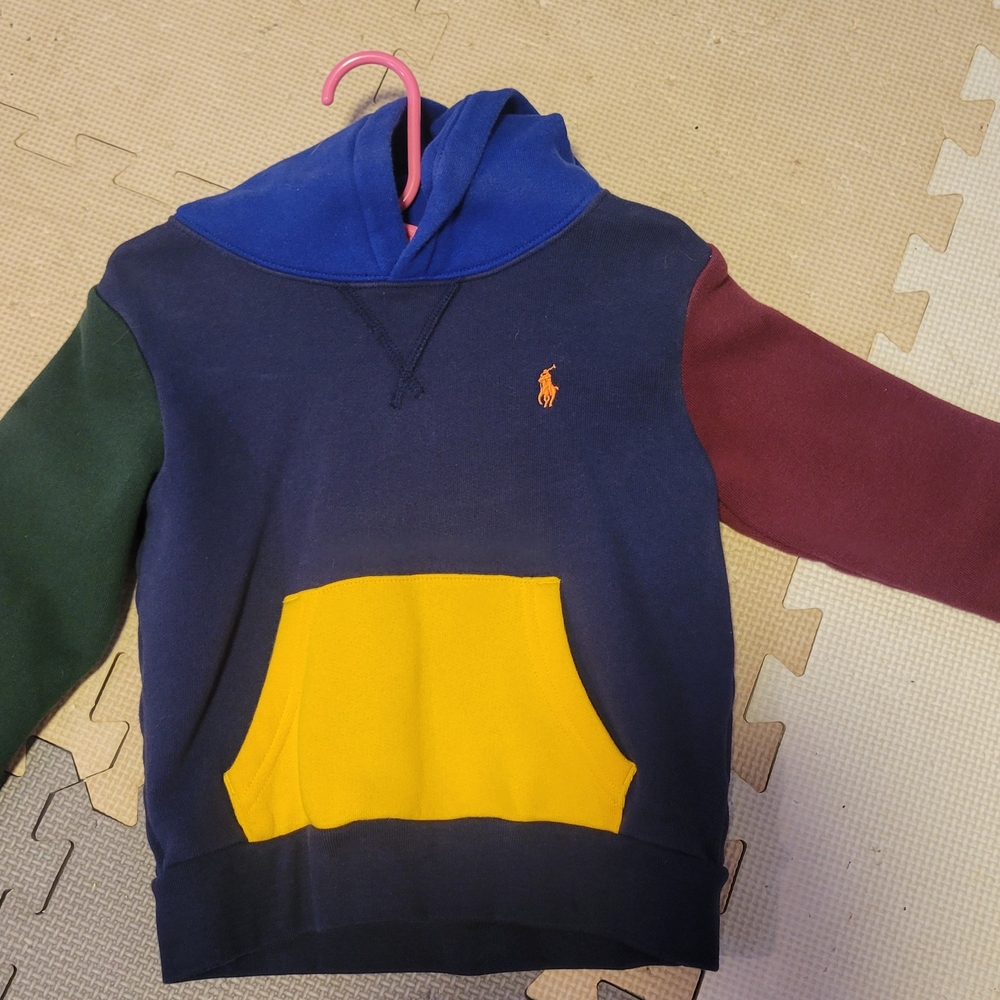 Polo by Ralph Lauren Toddler Boy's Multicolor Hoodie